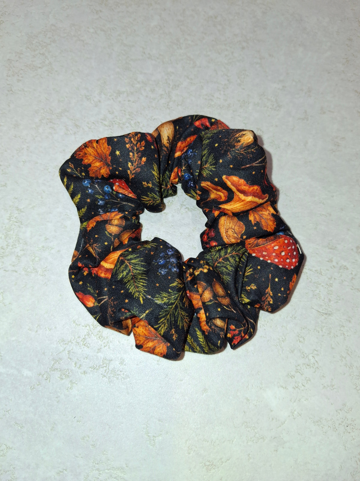 Mushroom scrunchie
