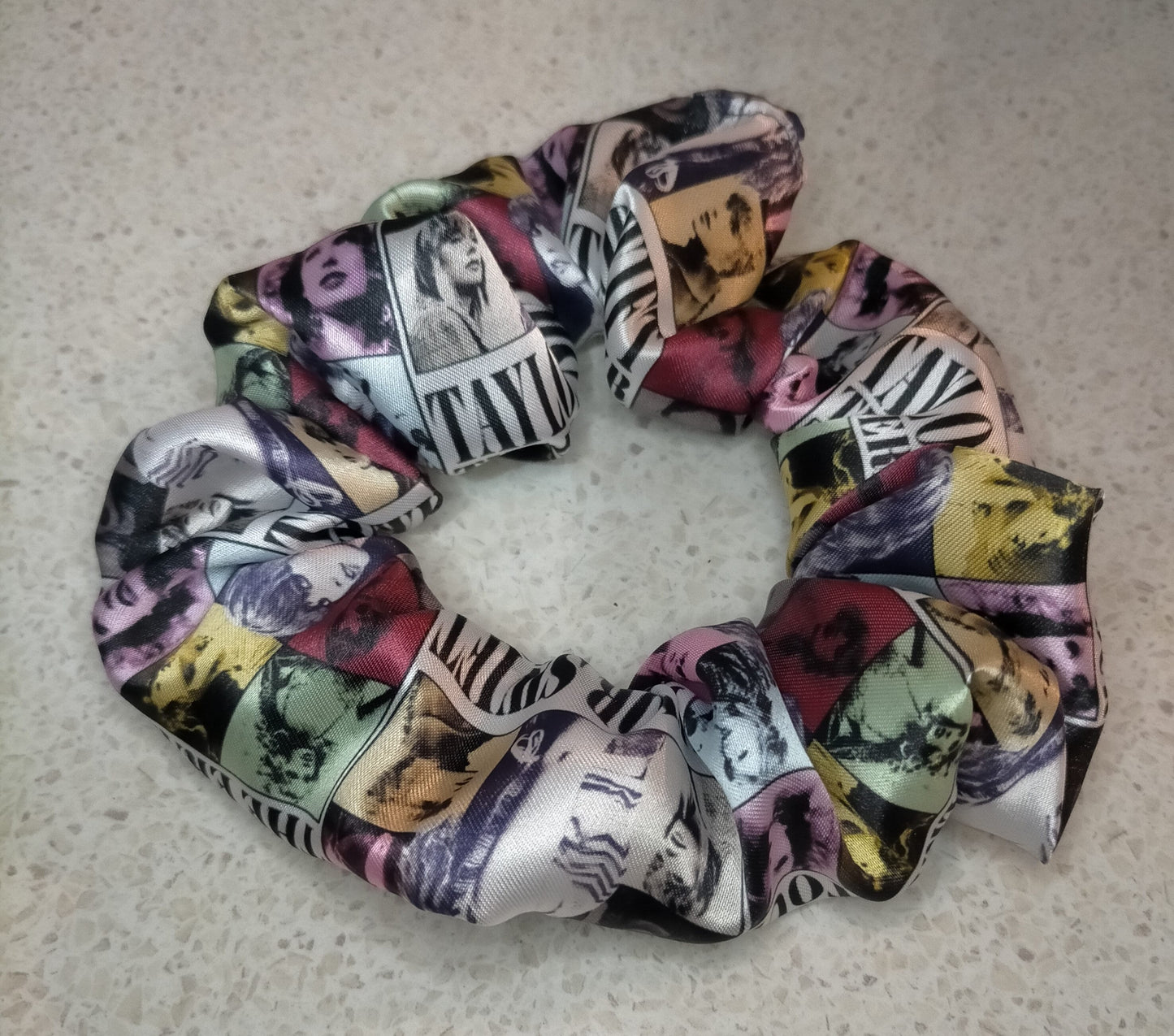 Taylor Swift SATIN Eras tour scrunchie