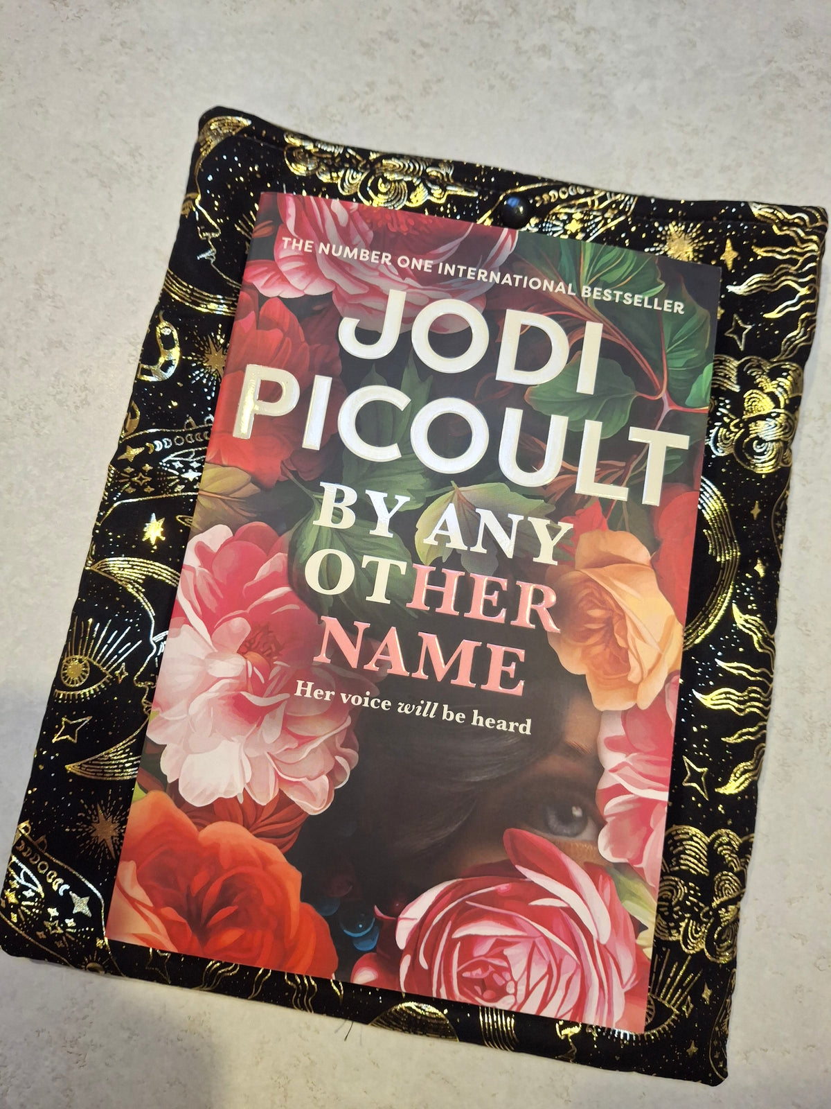 Gold foil book sleeve