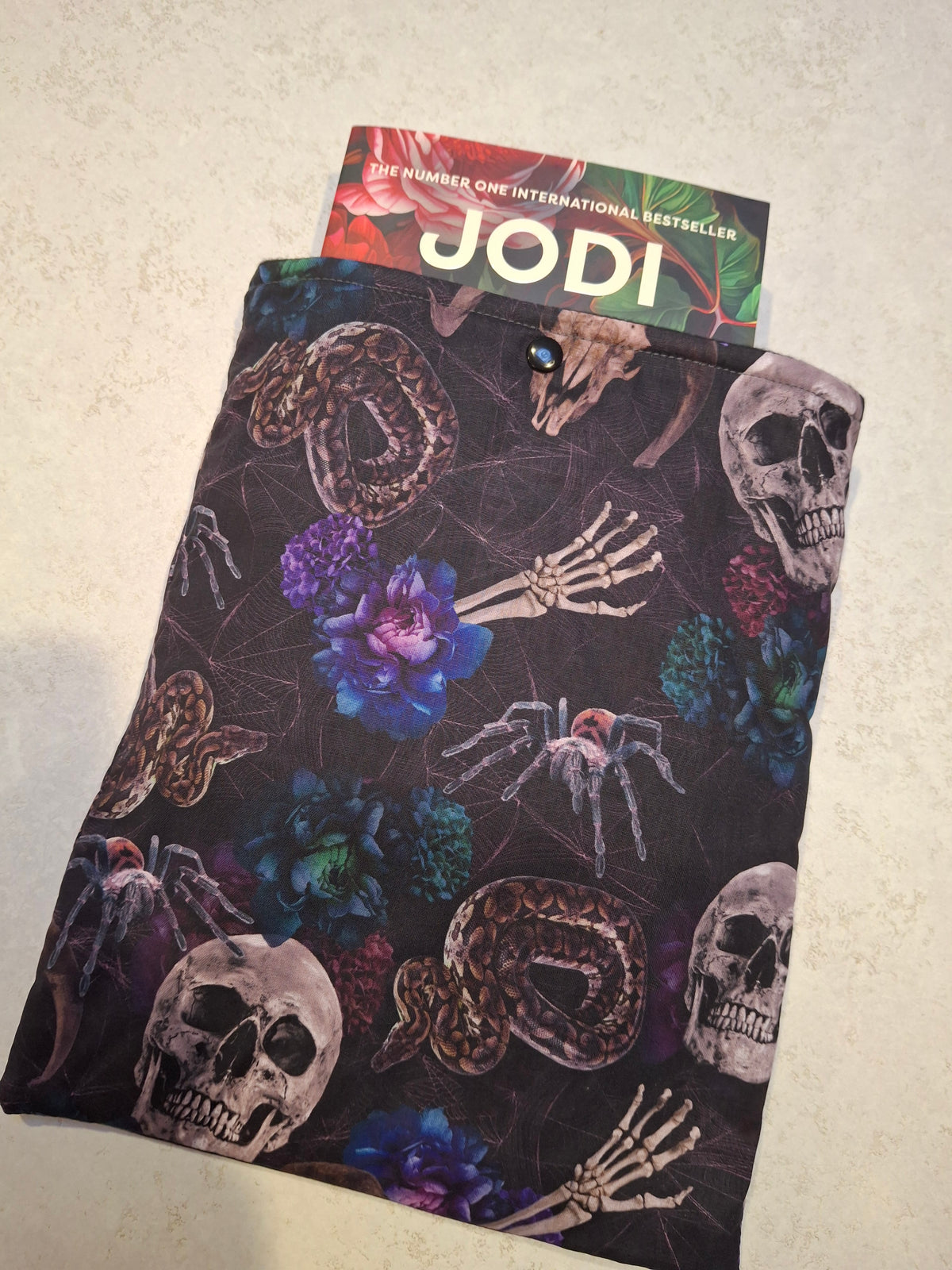 Skeleton book sleeve