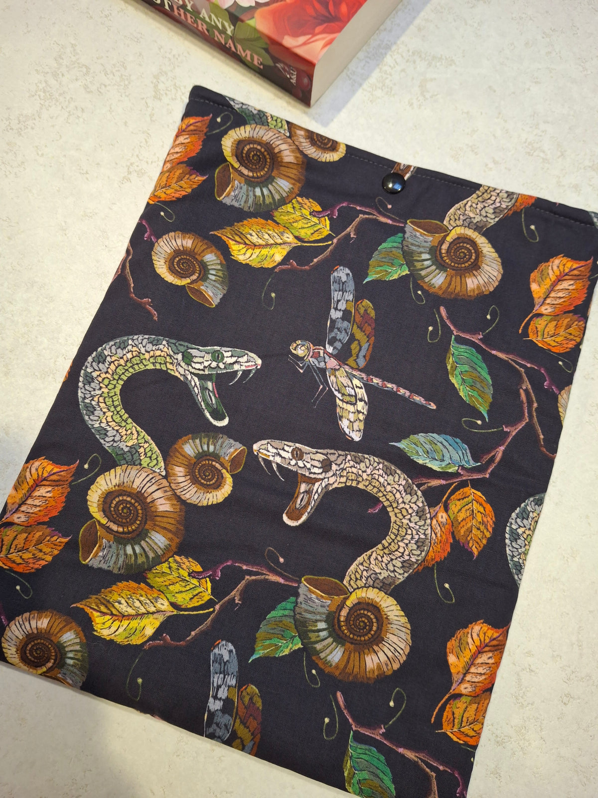 Snake book sleeve
