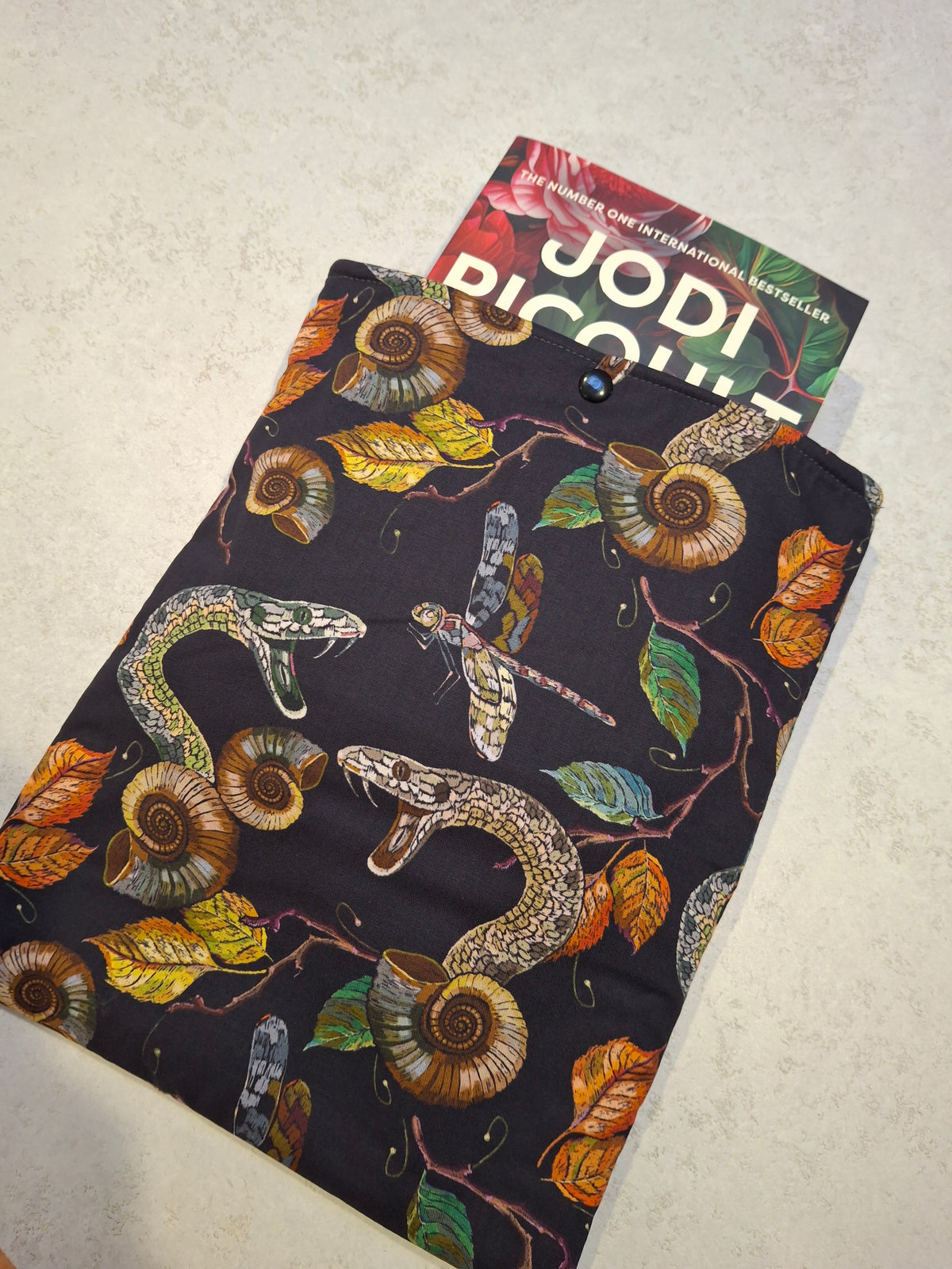 Snake book sleeve