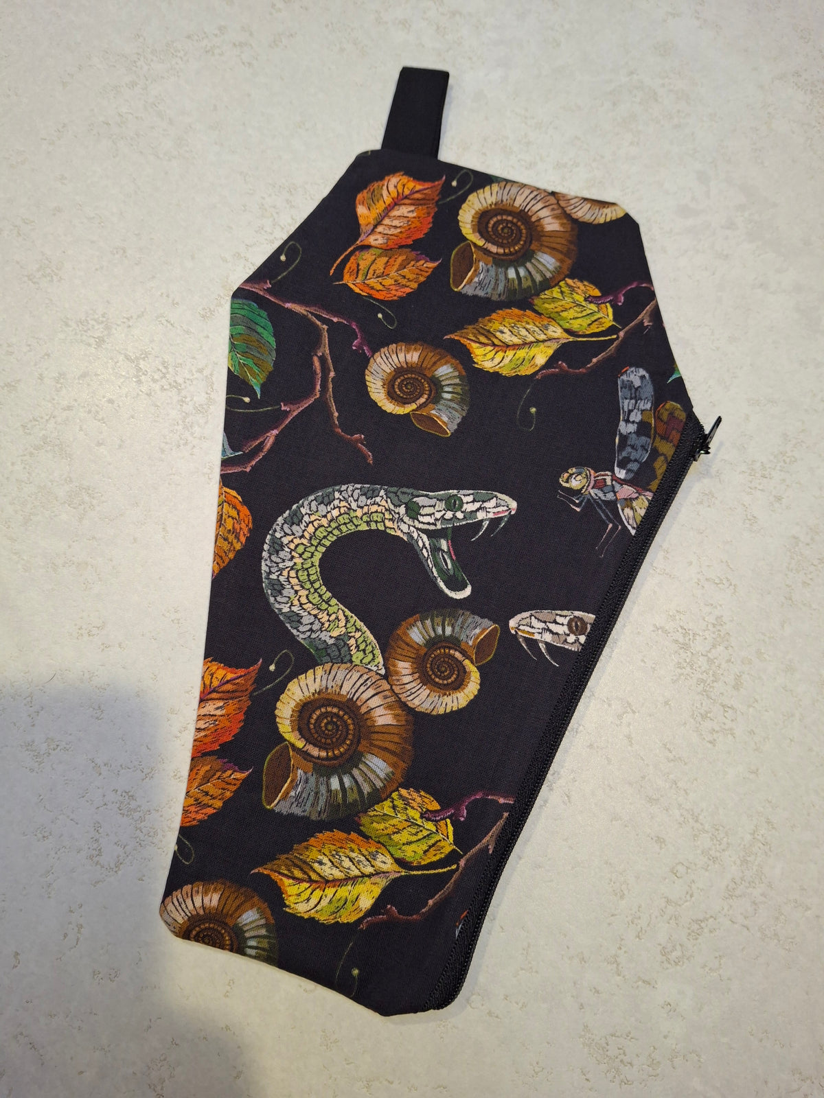 Snake Coffin makeup bag