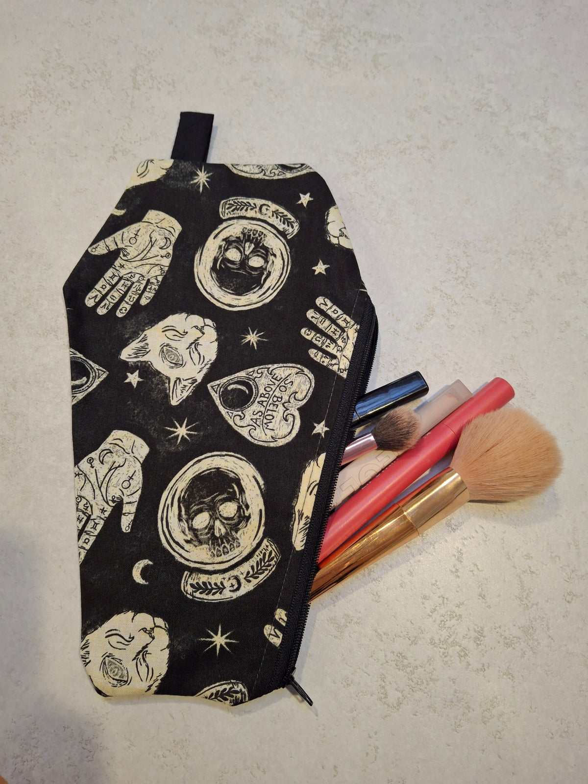 Spooky Coffin makeup bag