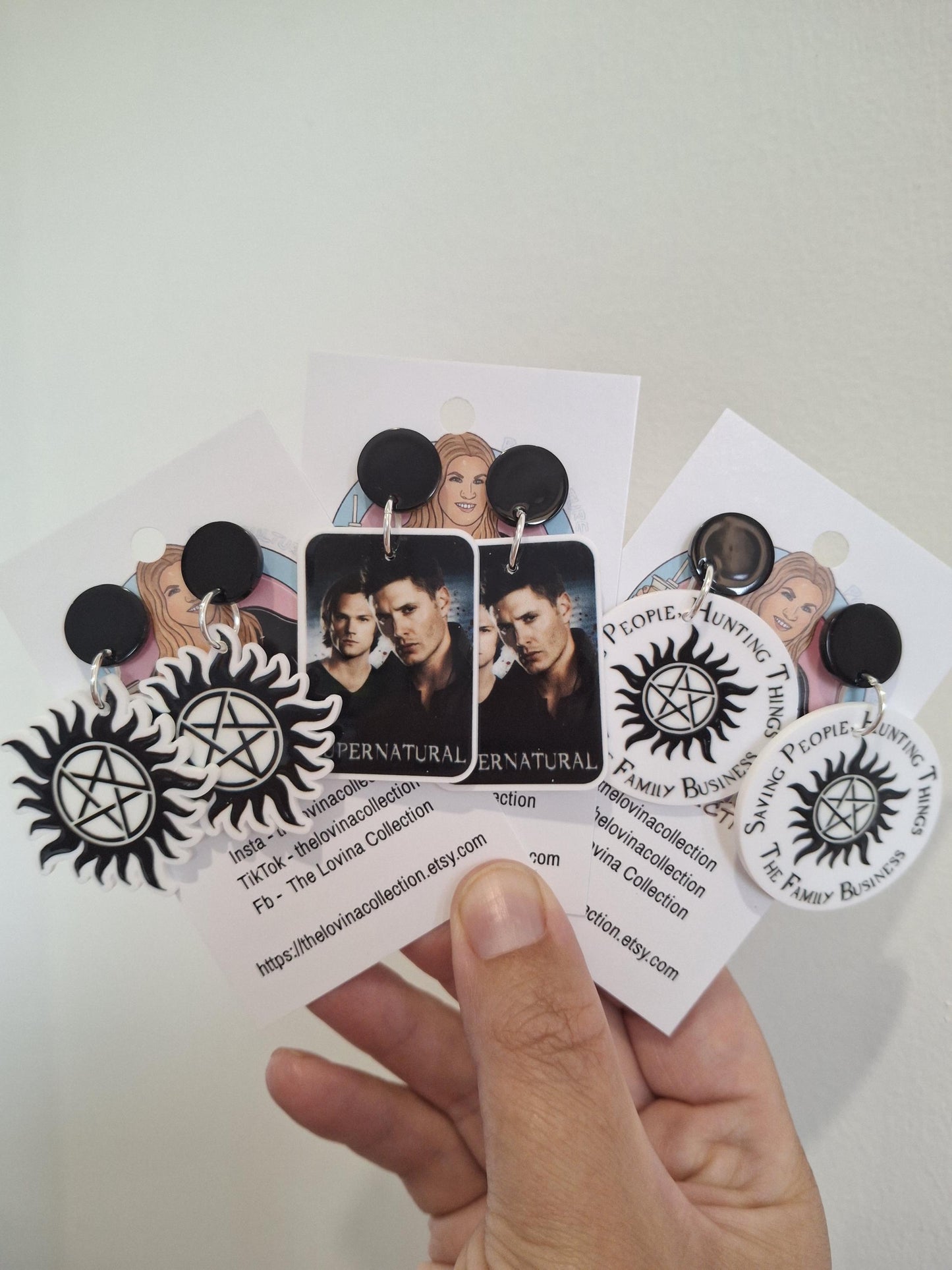 Supernatural earrings