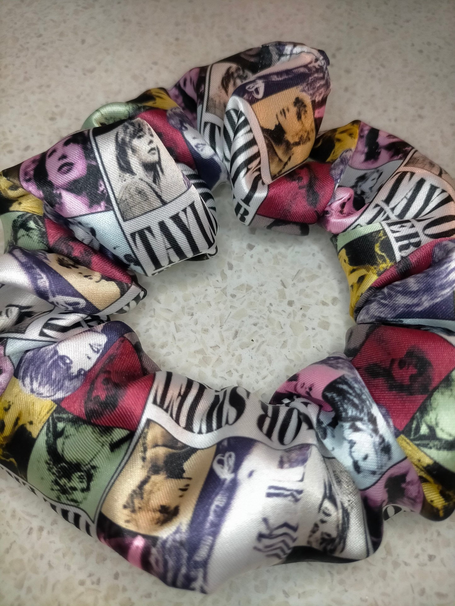 Taylor Swift SATIN Eras tour scrunchie