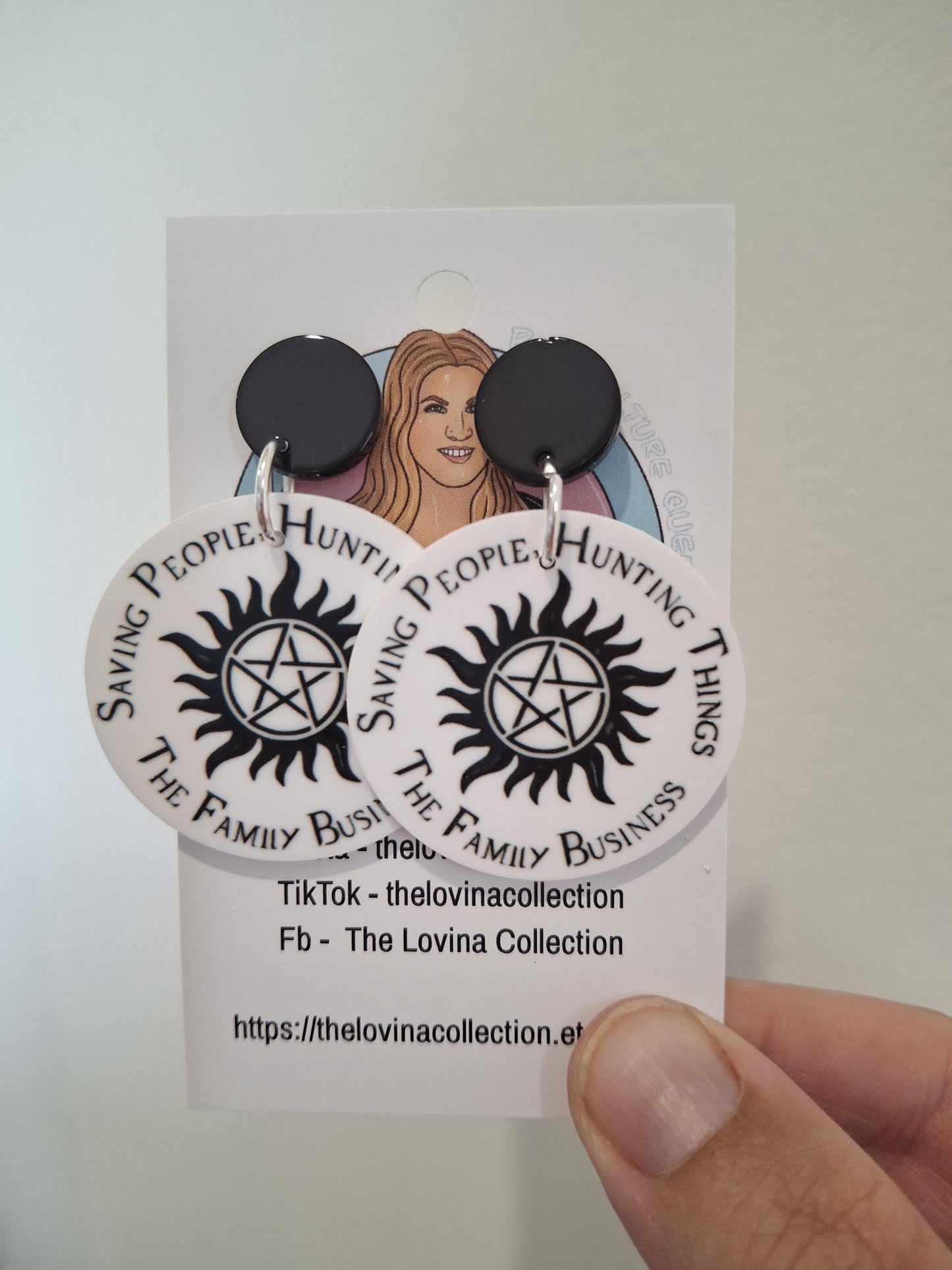 Supernatural earrings