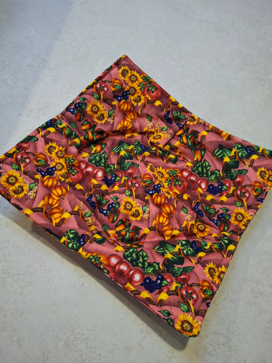 Fall harvest plate cosy