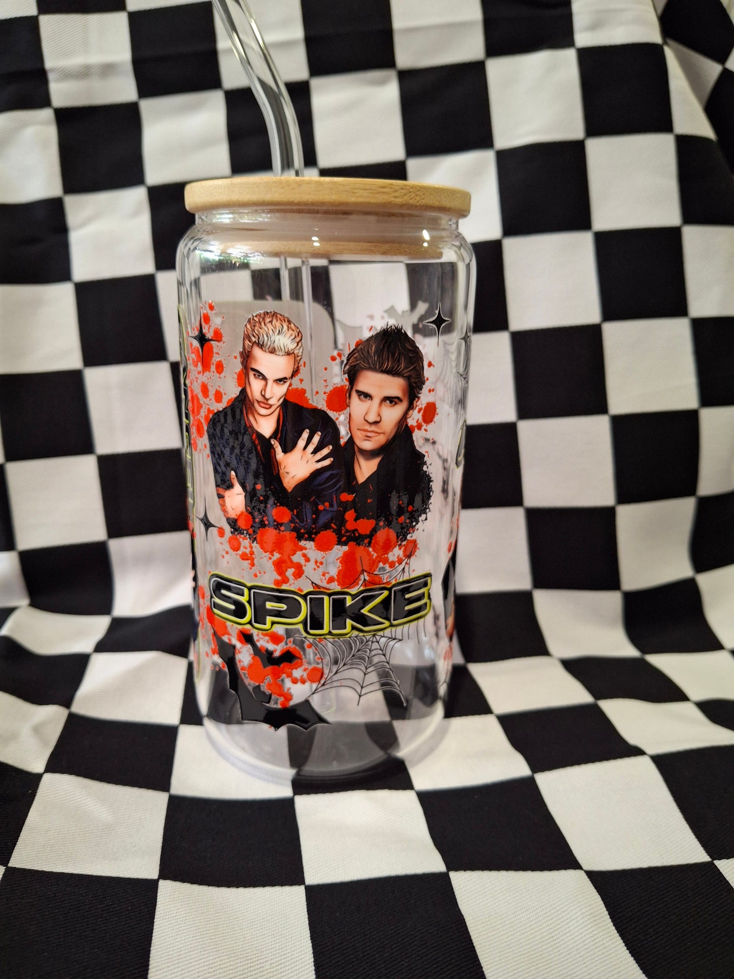 Buffy glass tumbler