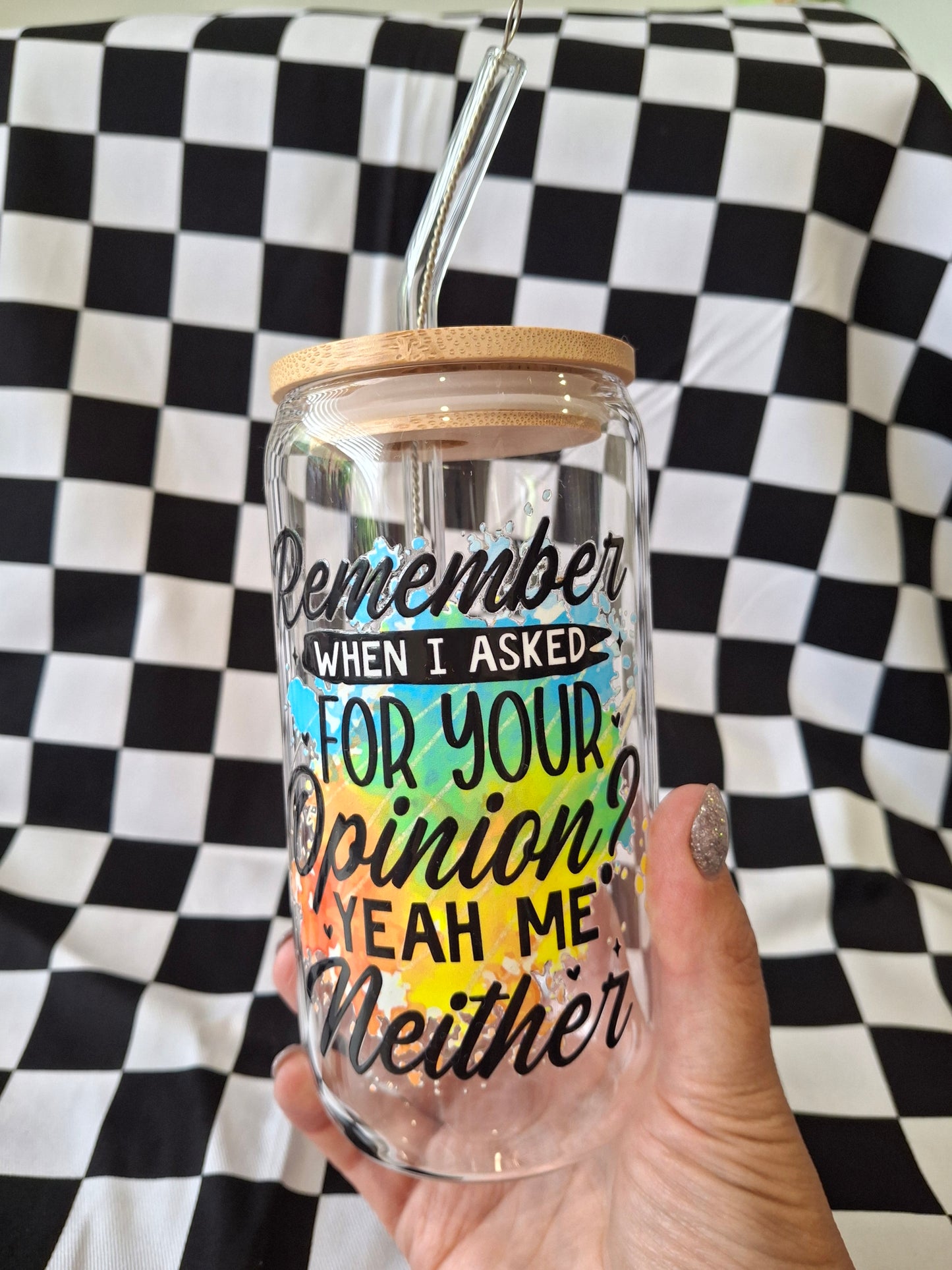 Remember when? Glass Tumbler