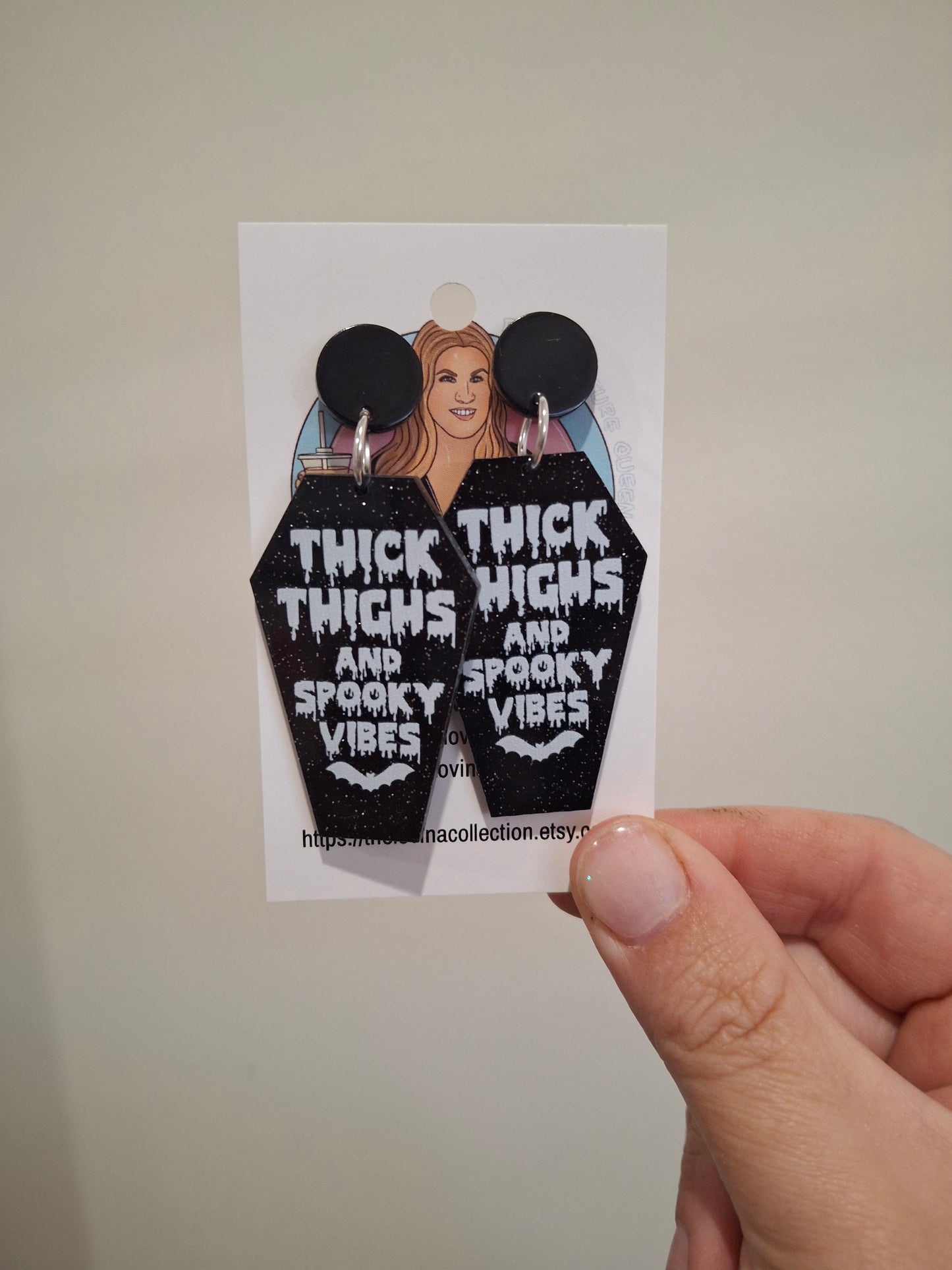 Thick thighs earrings