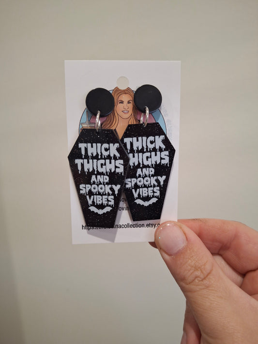 Thick thighs earrings