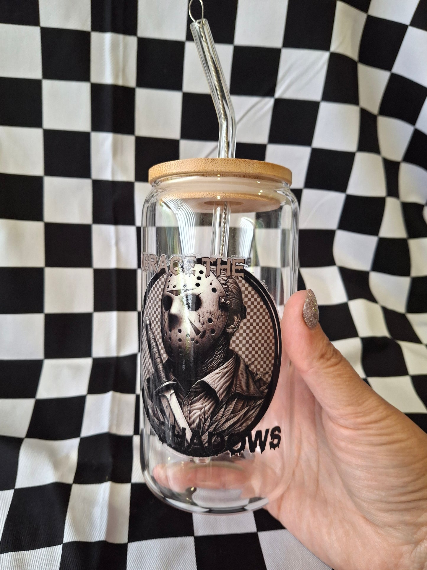 Embrace the shadows, Jason Glass Tumbler