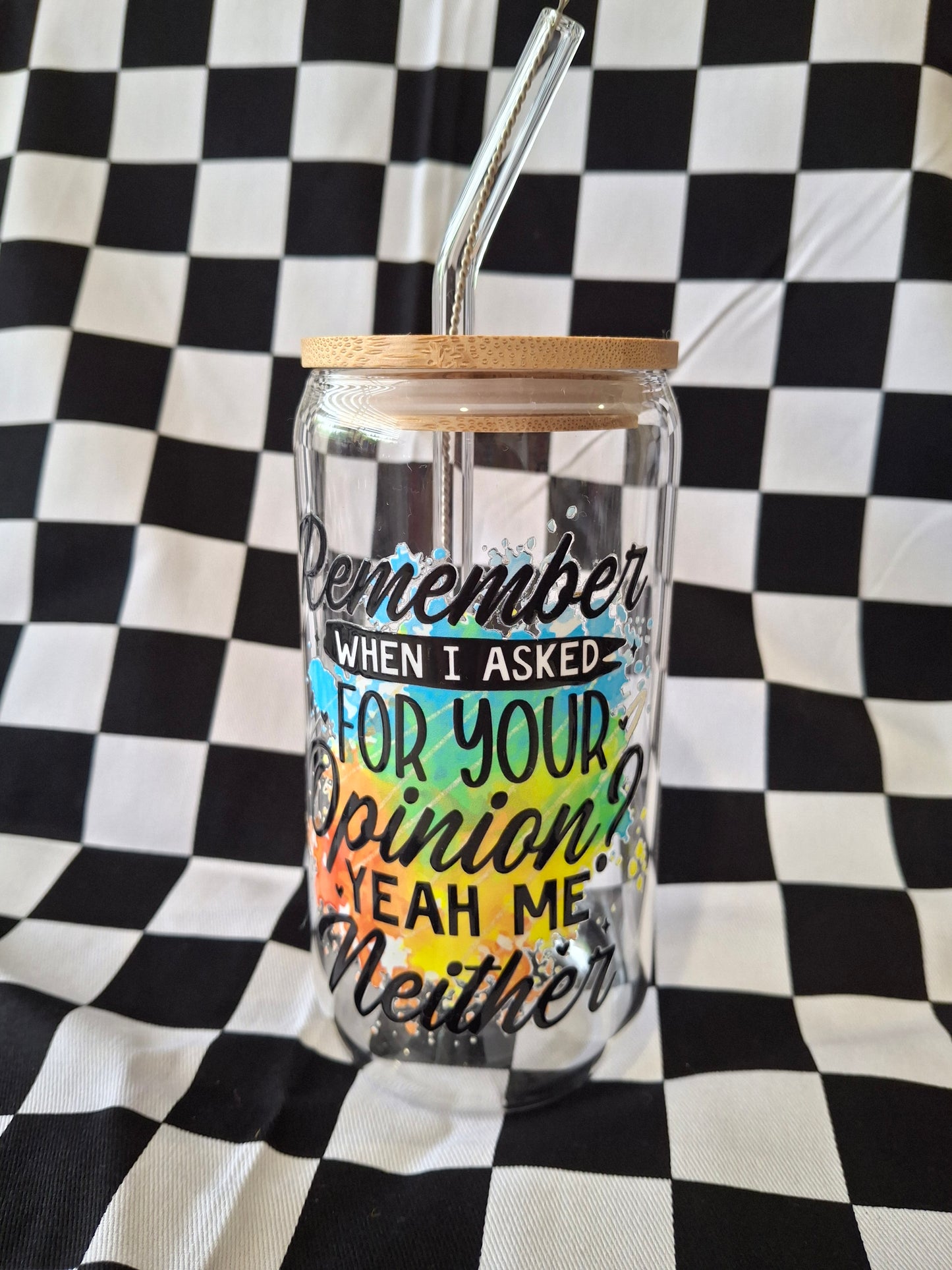 Remember when? Glass Tumbler