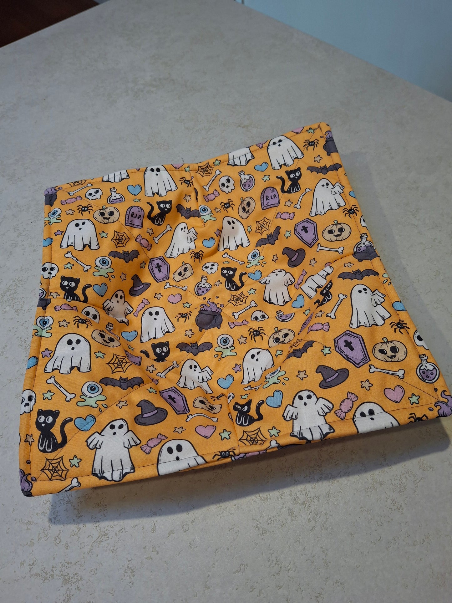 Spooky cute plate cosy