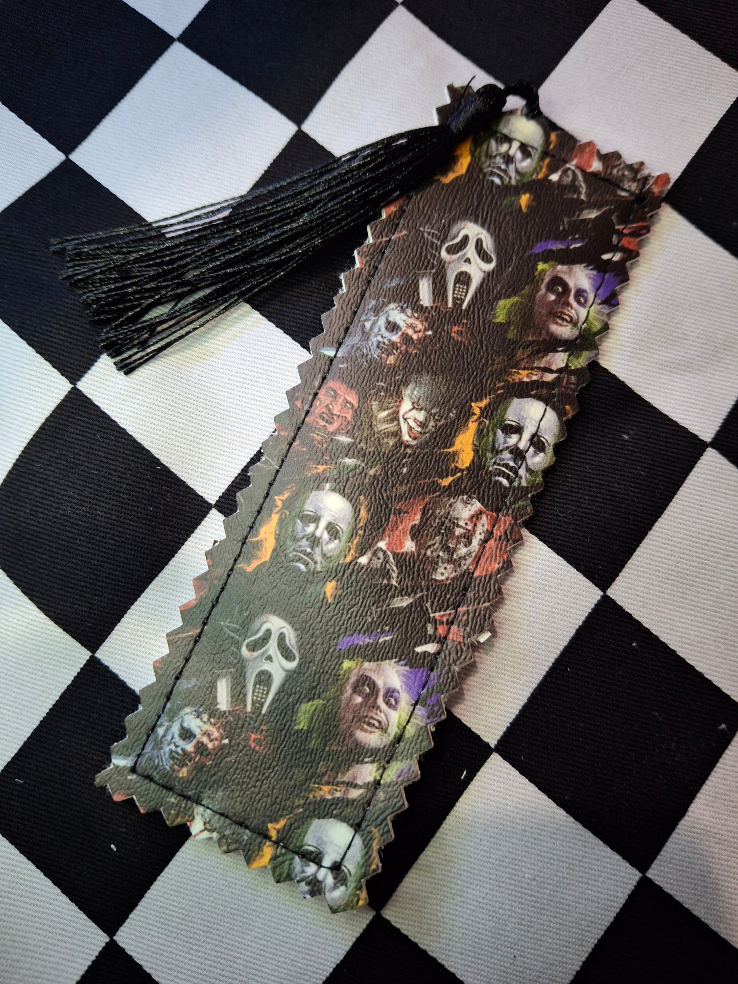 Dark horror bookmark