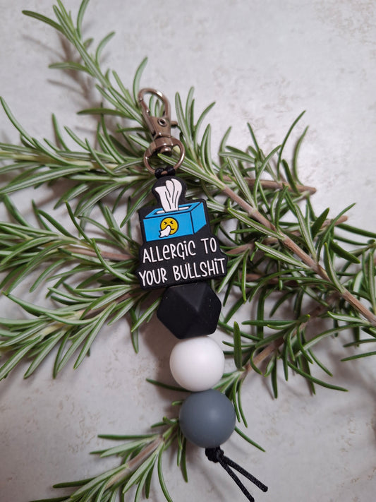 Allergic keyring