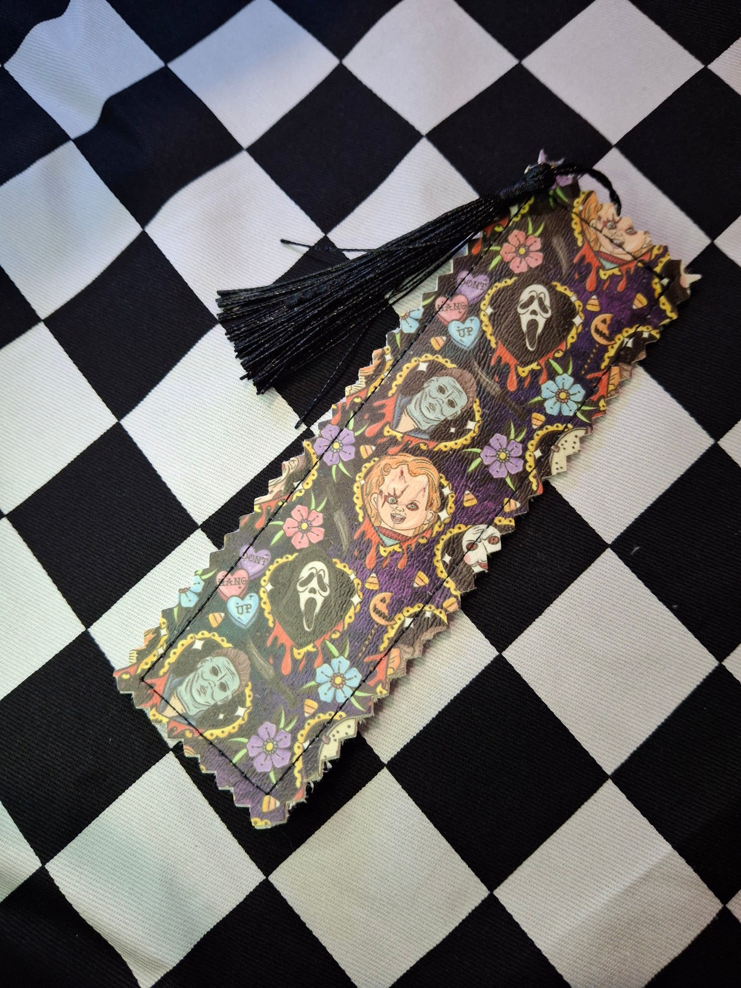 Hearts horror bookmark