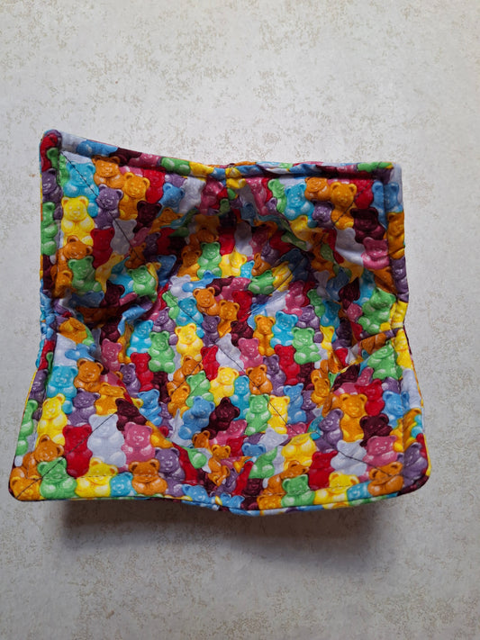 Gummy bear bowl cosy