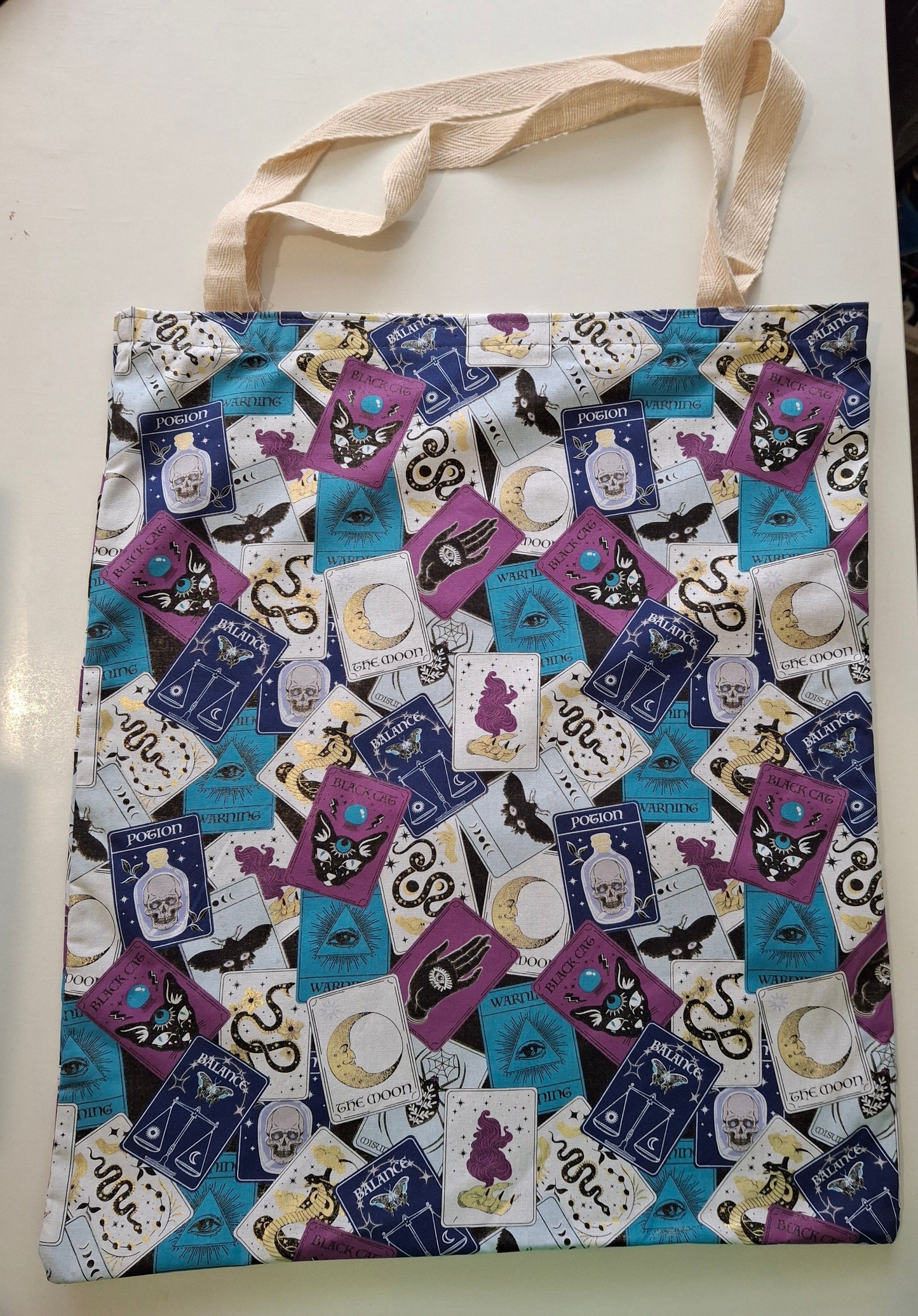 Tarot card tote bag