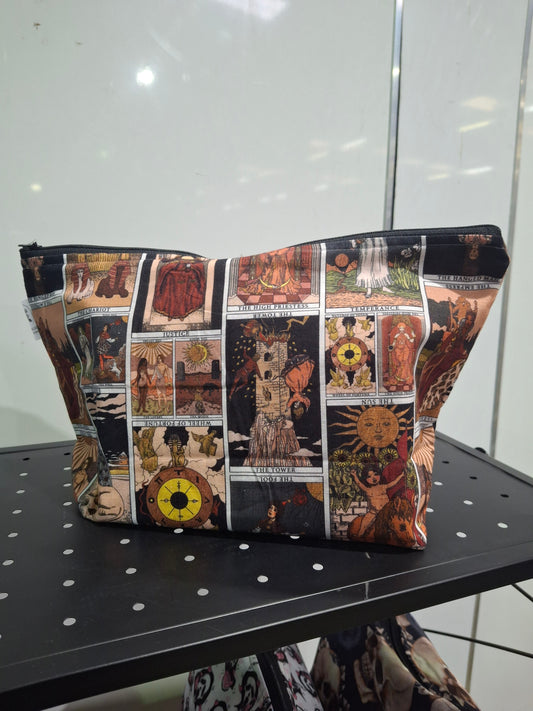 Tarot cards makeup bag