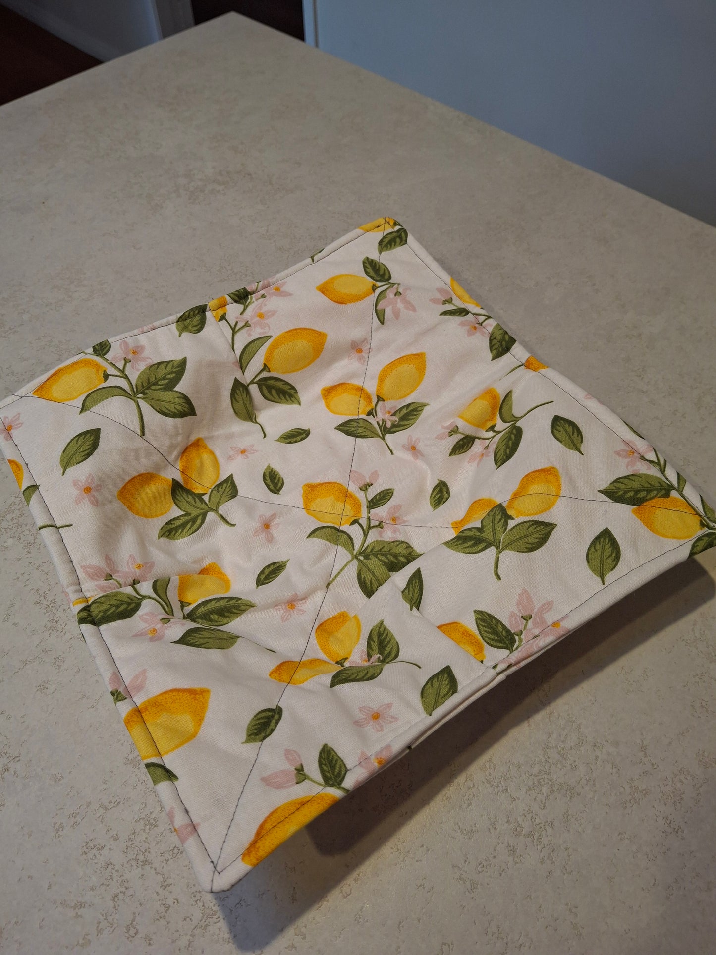 Lemon plate cosy