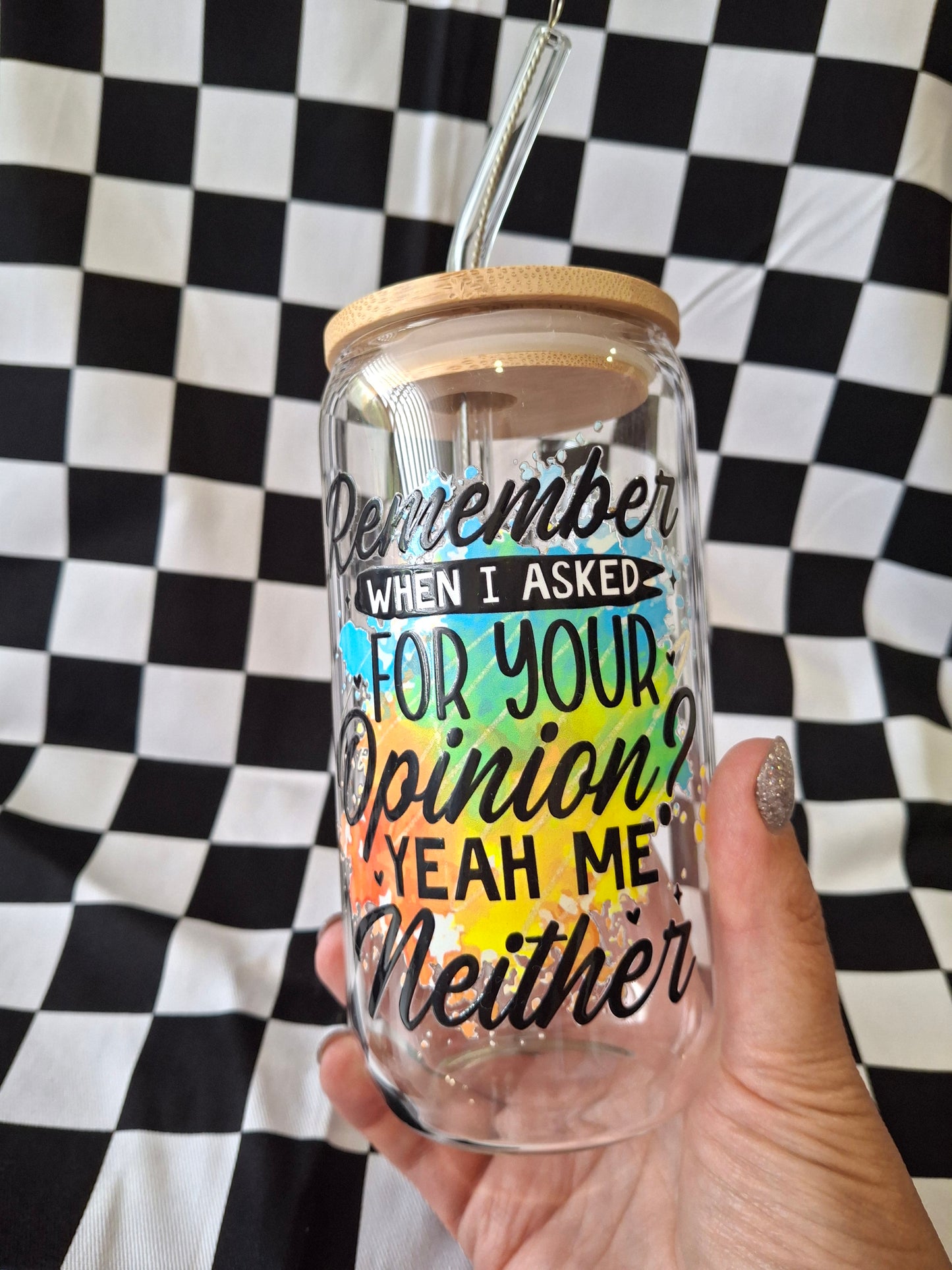 Remember when? Glass Tumbler